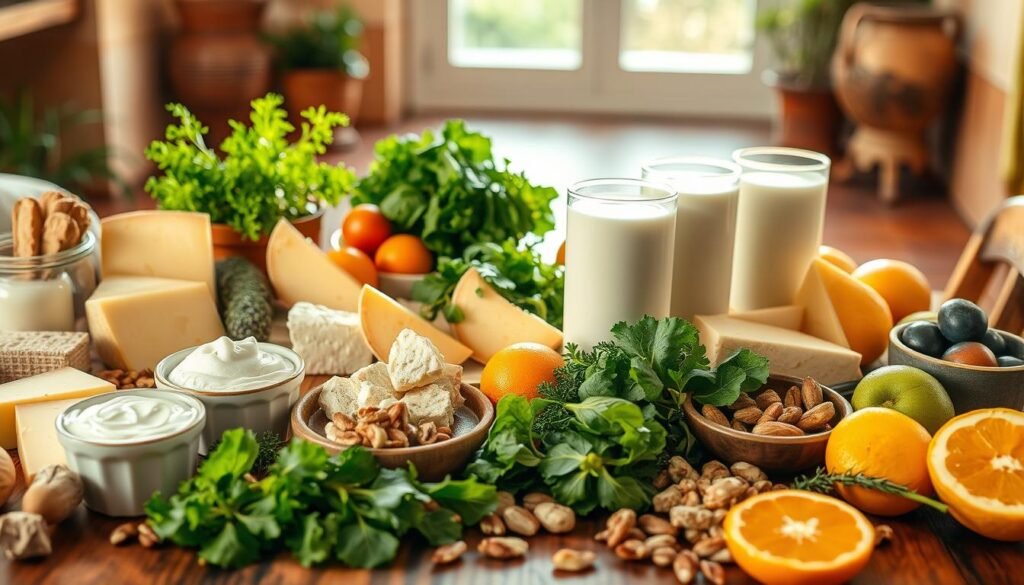 alimentation riche en calcium