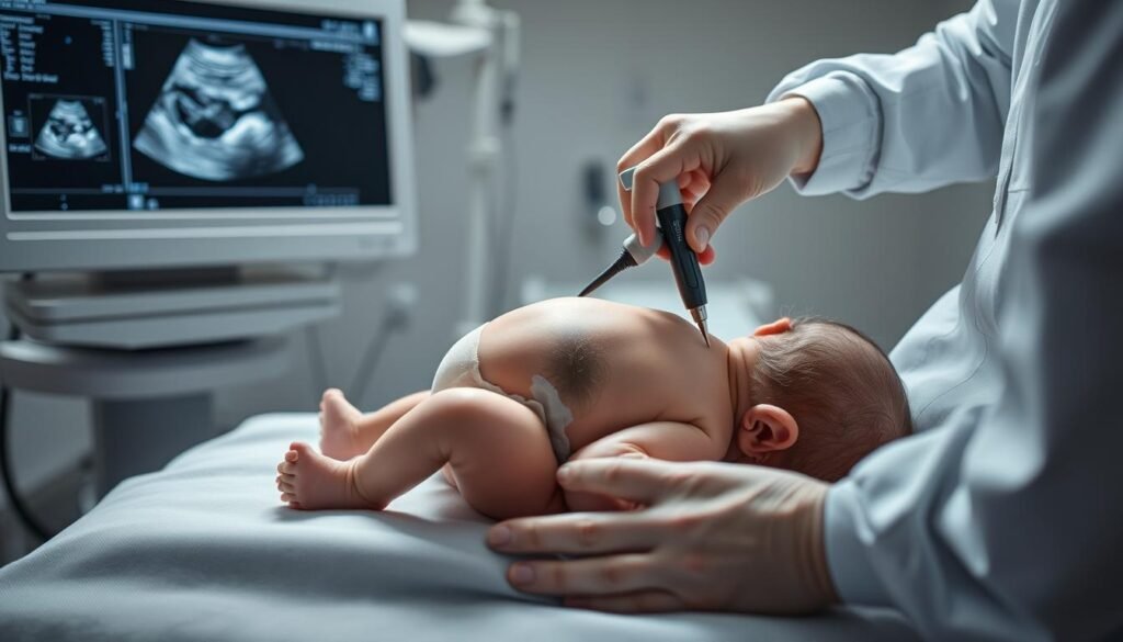 Échographie chez le nourrisson